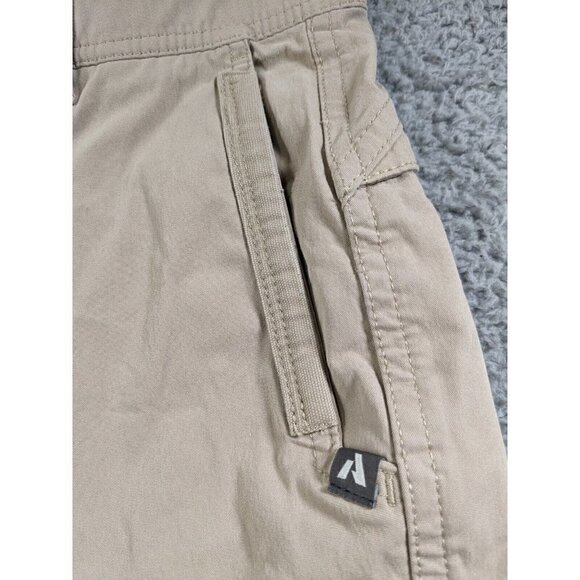 Eddie Bauer First Ascent Shorts Mens 30 Cotton Nylon Stretch Cargo Trail Beige - Picture 16 of 16